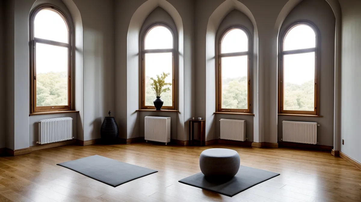 Emotionale Erschöpfung lindern nach dem Burnout – ruhige Meditationsroutine als Selbstfürsorge im Alltag einer UX-Designerin