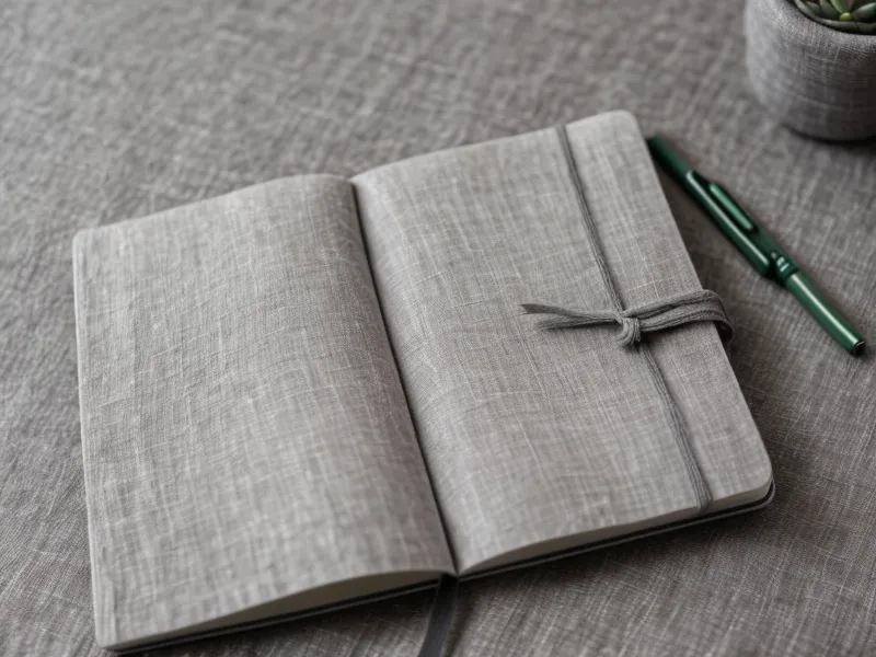 Meditations-Tagebuch mit handschriftlichen Notizen zur täglichen Meditationspraxis nach dem Burnout